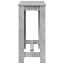 barbord 102x50x103,5 cm konstrueret træ betongrå