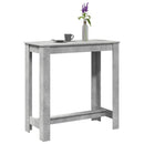 barbord 102x50x103,5 cm konstrueret træ betongrå