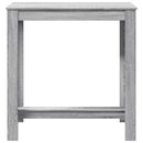 barbord 102x50x103,5 cm konstrueret træ grå sonoma-eg