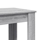 barbord 102x50x103,5 cm konstrueret træ grå sonoma-eg