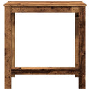 barbord 102x50x103,5 cm konstrueret træ gammelt trælook