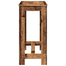 barbord 102x50x103,5 cm konstrueret træ gammelt trælook