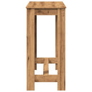 barbord 102x50x103,5 cm konstrueret træ gammelt trælook