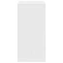 barbord 51x50x103,5 cm konstrueret træ hvid