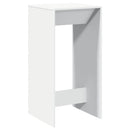 barbord 51x50x103,5 cm konstrueret træ hvid
