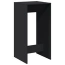 barbord 51x50x103,5 cm konstrueret træ sort