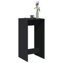barbord 51x50x103,5 cm konstrueret træ sort