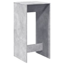 barbord 51x50x103,5 cm konstrueret træ betongrå