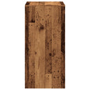 barbord 51x50x103,5 cm konstrueret træ gammelt trælook