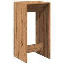 barbord 51x50x103,5 cm konstrueret træ gammelt trælook