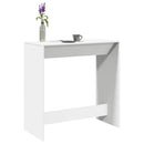 barbord 102x50x103,5 cm konstrueret træ hvid
