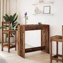 barbord 102x50x103,5 cm konstrueret træ gammelt trælook