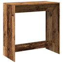 barbord 102x50x103,5 cm konstrueret træ gammelt trælook