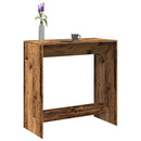 barbord 102x50x103,5 cm konstrueret træ gammelt trælook