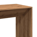 barbord 102x50x103,5 cm konstrueret træ gammelt trælook
