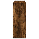 bogreol/rumdeler 100x33x94,5 cm røget egetræsfarve