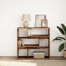 bogreol/rumdeler 100x33x94,5 cm gammelt trælook