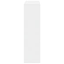 bogreol/rumdeler 100x33x115 cm hvid