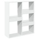 bogreol/rumdeler 100x33x115 cm hvid
