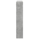 vægskab 80x15x80 cm konstrueret træ betongrå