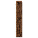 vægskab 80x15x80 cm konstrueret træ gammelt træ-look
