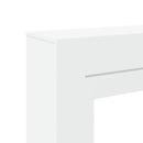 forsats til pejs 100x30x87,5 cm konstrueret træ hvid