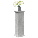 piedestal med opbevaring 31x30x90 cm konstrueret træ betongrå