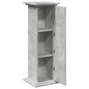 piedestal med opbevaring 31x30x90 cm konstrueret træ betongrå