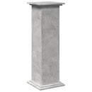 piedestal med opbevaring 31x30x90 cm konstrueret træ betongrå
