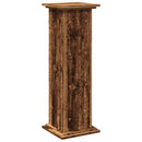 piedestal med opbevaring 31x30x90 cm konstrueret træ