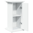 piedestal med opbevaring 31x30x60 cm konstrueret træ hvid