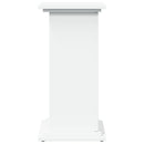 piedestal med opbevaring 31x30x60 cm konstrueret træ hvid