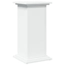 piedestal med opbevaring 31x30x60 cm konstrueret træ hvid