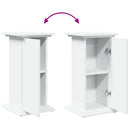 piedestal med opbevaring 31x30x60 cm konstrueret træ hvid