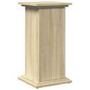 piedestal med opbevaring 31x30x60 cm konstrueret træ sonoma-eg