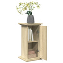 piedestal med opbevaring 31x30x60 cm konstrueret træ sonoma-eg