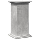 piedestal med opbevaring 31x30x60 cm konstrueret træ betongrå