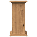 piedestal med opbevaring 31x30x60 cm konstrueret træ kunsteg