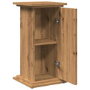 piedestal med opbevaring 31x30x60 cm konstrueret træ kunsteg