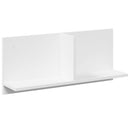 vægskab 70x16,5x30 cm konstrueret træ hvid