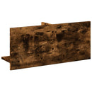 vægskab 70x16,5x30 cm konstrueret træ røget egetræsfarve