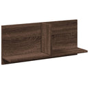 vægskab 70x16,5x30 cm konstrueret træ brun egetræsfarve