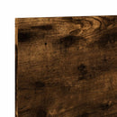 vægskab 100x16,5x30 cm konstrueret træ røget egetræsfarve
