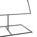 dekorationstræ 210 cm metal sort