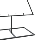 dekorativt juletræ 150 cm metal sort