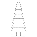 dekorationstræ 210 cm metal sort