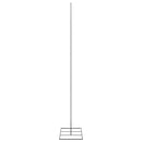 dekorationstræ 210 cm metal sort