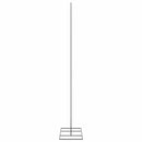 dekorativt juletræ 180 cm metal sort
