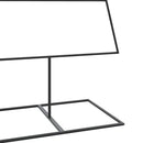 dekorativt juletræ 180 cm metal sort