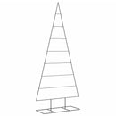 dekorationstræ 210 cm metal sort